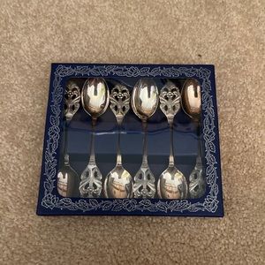 Vintage Swedish silverplate Demitasse spoons